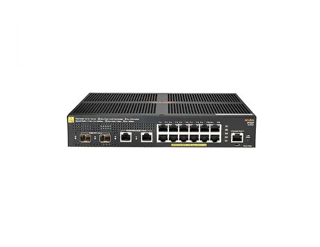 JL693A - HPE Aruba 2930F 12G PoE+ 2G/2SFP+ Switch