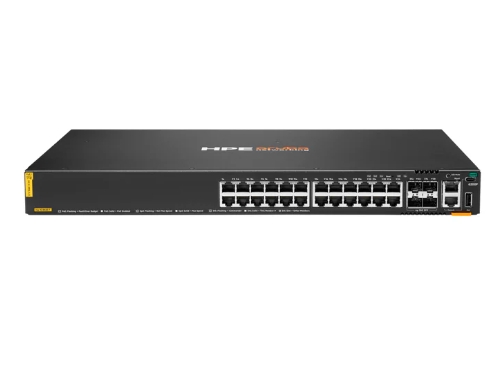 JL725B HPE Aruba Networking CX 6200F 24G Class‑4 PoE 4SFP+ 370W Switch