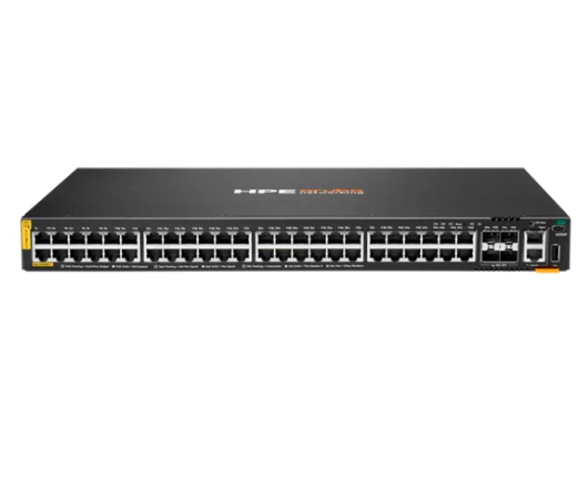 JL727B HPE Aruba Networking CX 6200F 48G Class‑4 PoE 4SFP+ 370W Switch