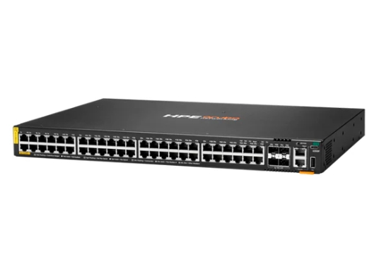 JL728B HPE Aruba Networking CX 6200F 48G Class‑4 PoE 4SFP+ 740W Switch